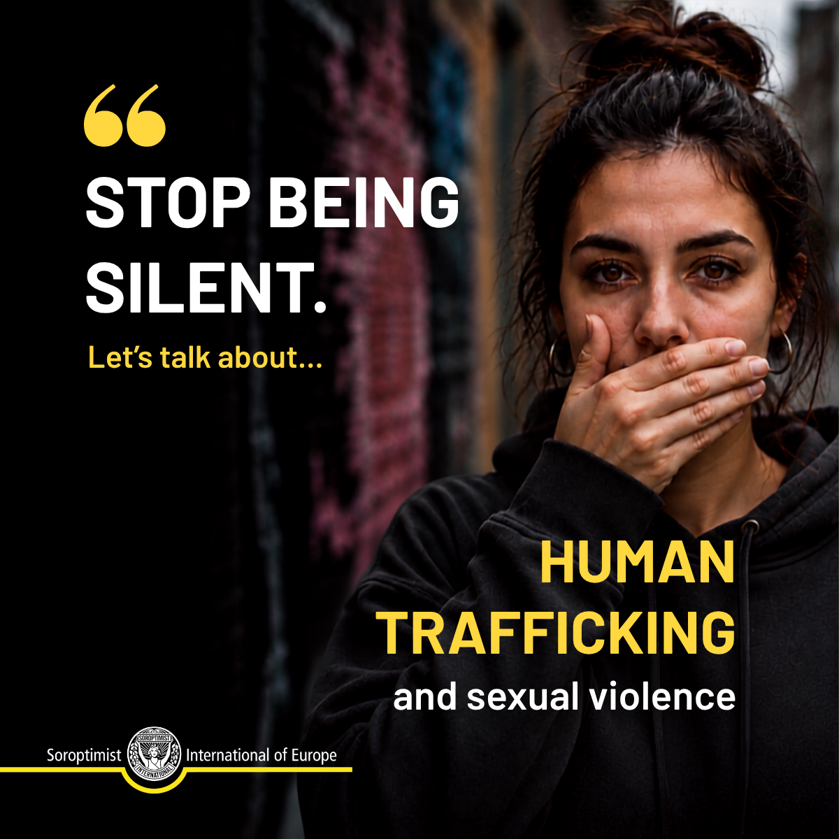 Stop Being Silent #2 – Human Trafficking Linkedin